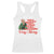 Christmas Trump Racerback Tank Top Very Demure Very Cutesy Very President Very Merry TS09 White Print Your Wear