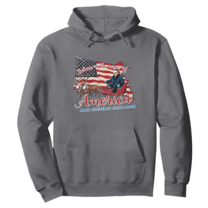 Christmas Trump Hoodie Believe In The Magic Of America Make Christmas Great Again TS09 Charcoal Print Your Wear