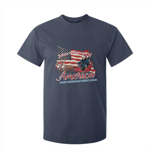Christmas Trump T Shirt For Kid Believe In The Magic Of America Make Christmas Great Again TS09 Navy Print Your Wear