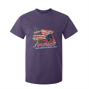 Christmas Trump T Shirt For Kid Believe In The Magic Of America Make Christmas Great Again TS09 Purple Print Your Wear