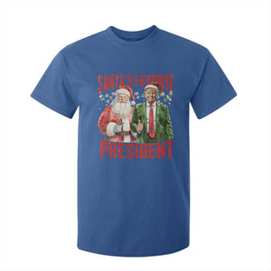Christmas Trump T Shirt For Kid Santa's Favorite President TS09 Royal Blue Print Your Wear