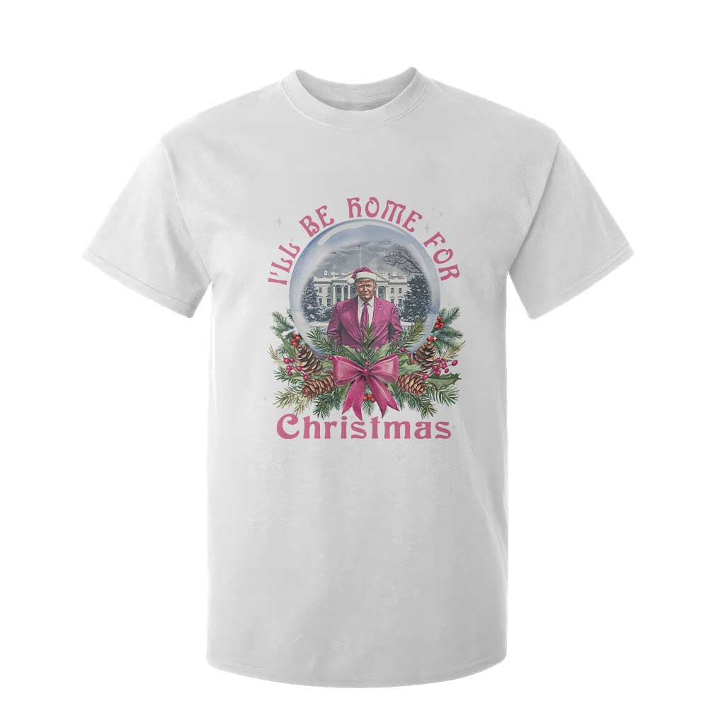 Christmas Trump T Shirt For Kid I'll Be Home For Christmas Coquette TS09 White Print Your Wear