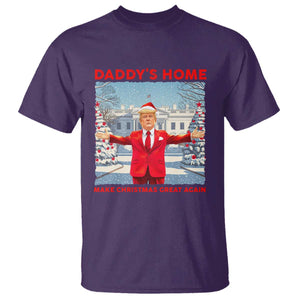 Christmas Trump T Shirt Daddy's Home Make Christmas Great Again TS09 Purple Print Your Wear