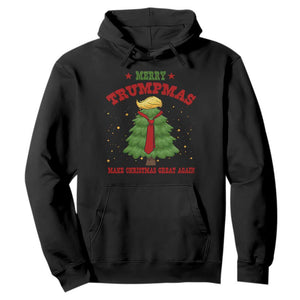 Christmas Trump Hoodie Merry Trumpmas Make Christmas Great Again TS09 Black Print Your Wear
