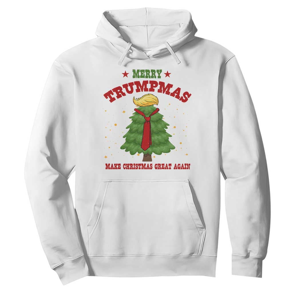Christmas Trump Hoodie Merry Trumpmas Make Christmas Great Again TS09 White Print Your Wear
