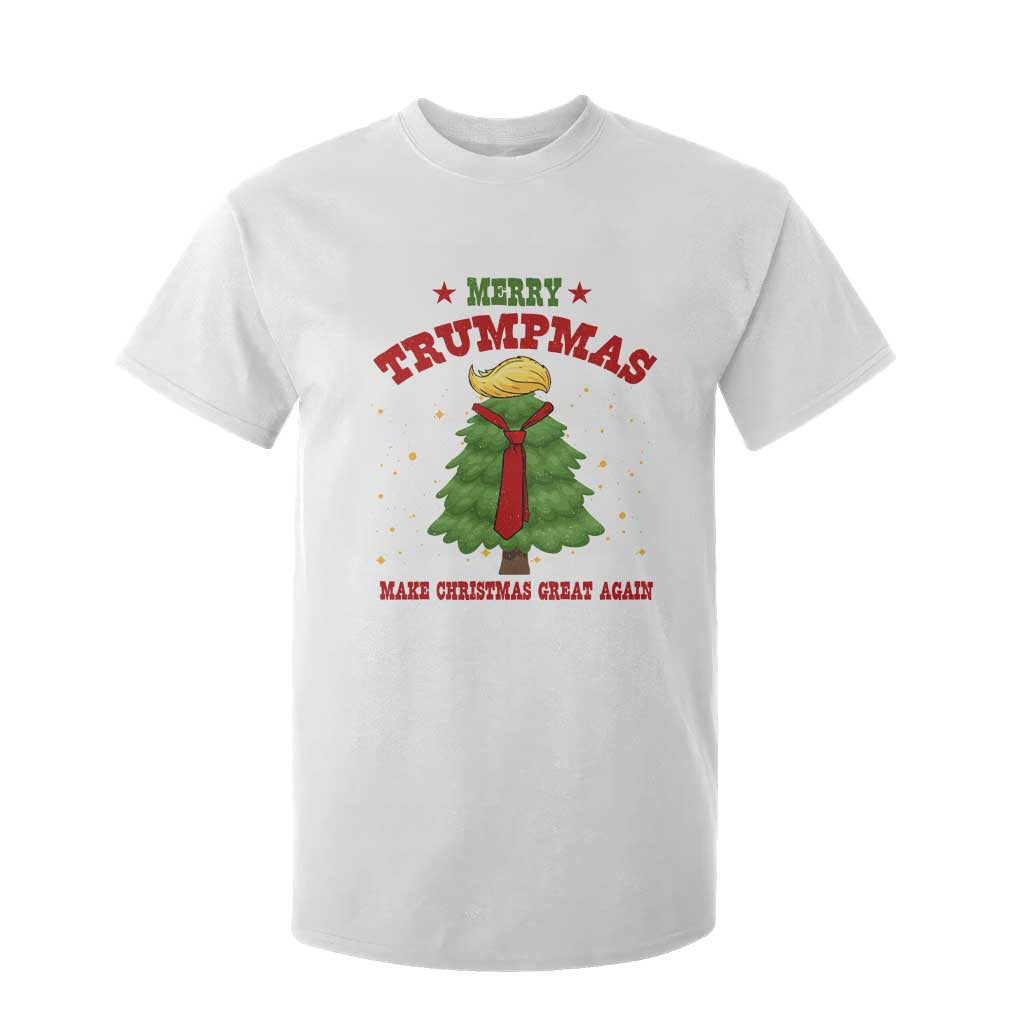 Christmas Trump T Shirt For Kid Merry Trumpmas Make Christmas Great Again TS09 White Print Your Wear