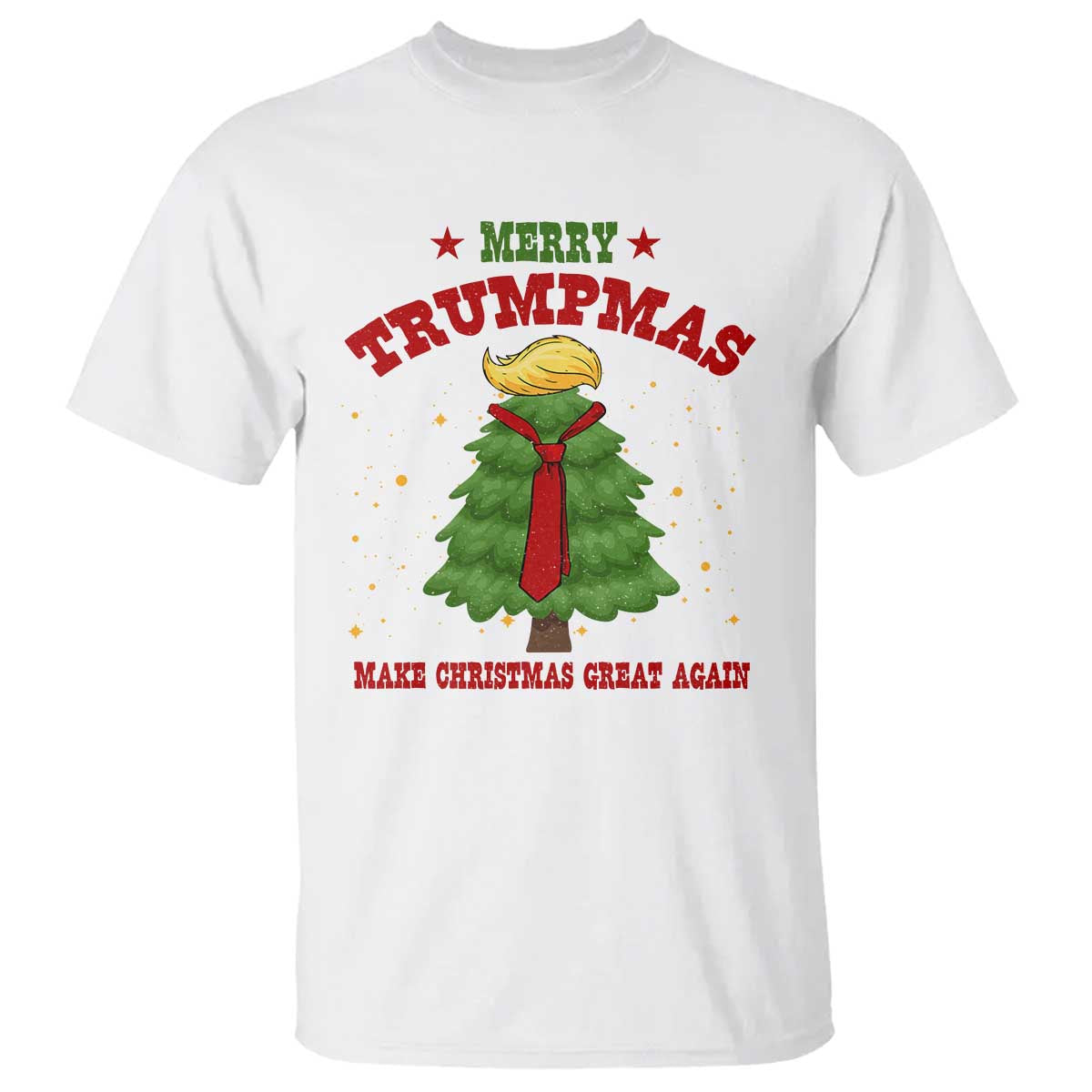 Christmas Trump T Shirt Merry Trumpmas Make Christmas Great Again TS09 White Print Your Wear