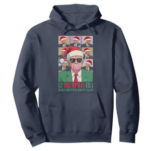 Christmas Trump Hoodie Trump Era Make Christmas Great Again TS09 Navy Print Your Wear