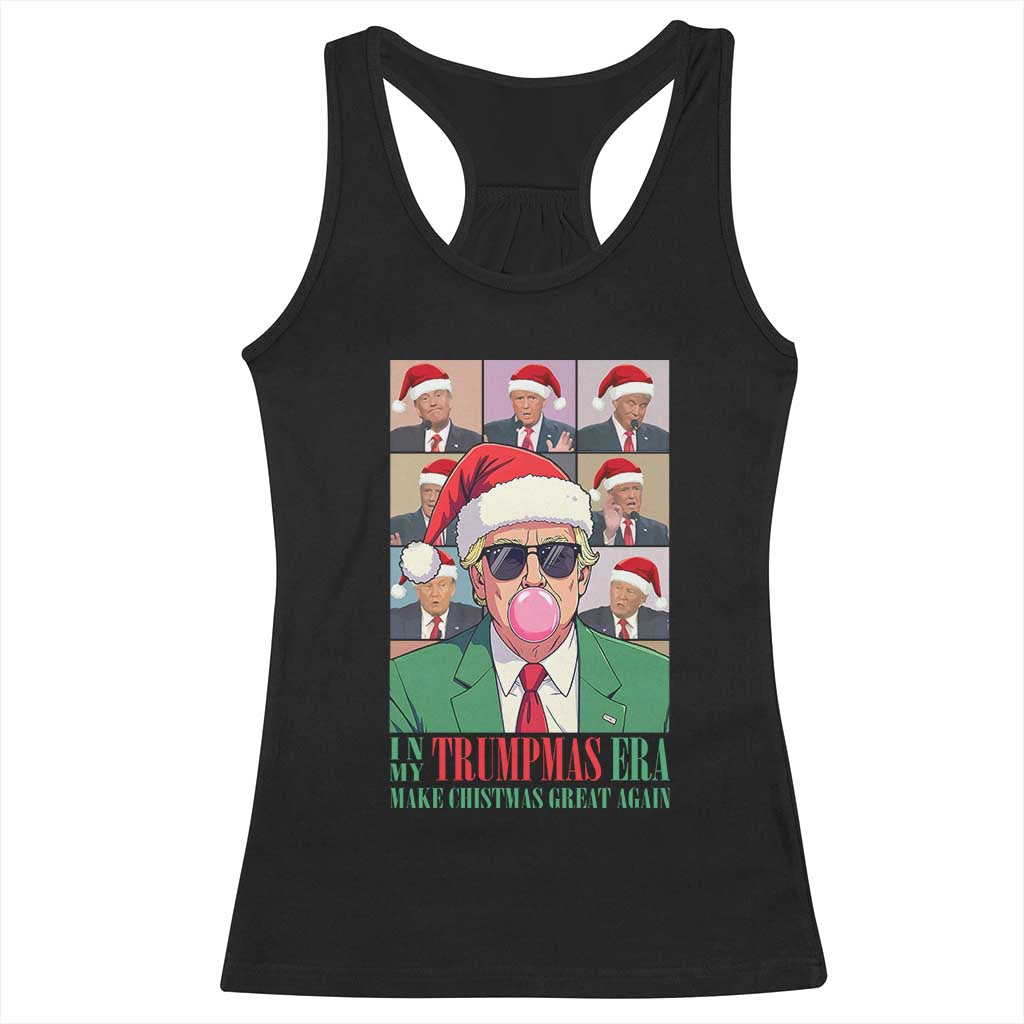 Christmas Trump Racerback Tank Top Trump Era Make Christmas Great Again TS09 Black Print Your Wear