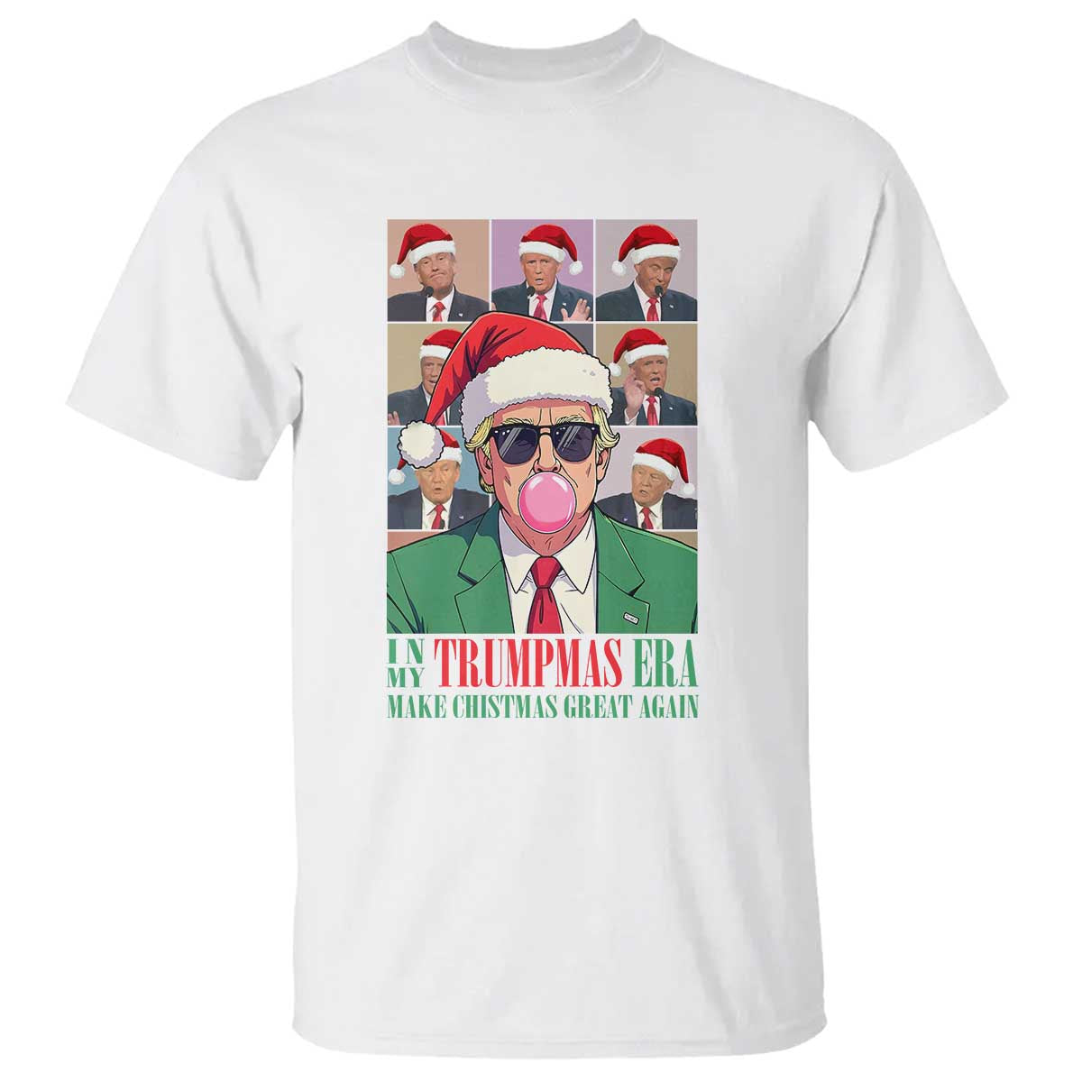 Christmas Trump T Shirt Trump Era Make Christmas Great Again TS09 White Print Your Wear