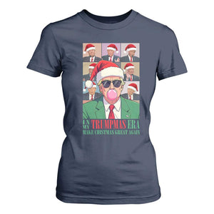 Christmas Trump T Shirt For Women Trump Era Make Christmas Great Again TS09 Navy Print Your Wear