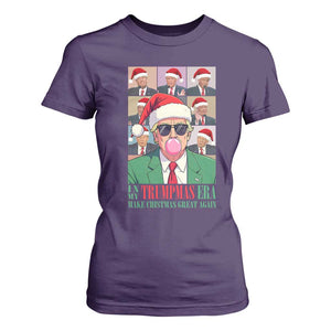 Christmas Trump T Shirt For Women Trump Era Make Christmas Great Again TS09 Purple Print Your Wear