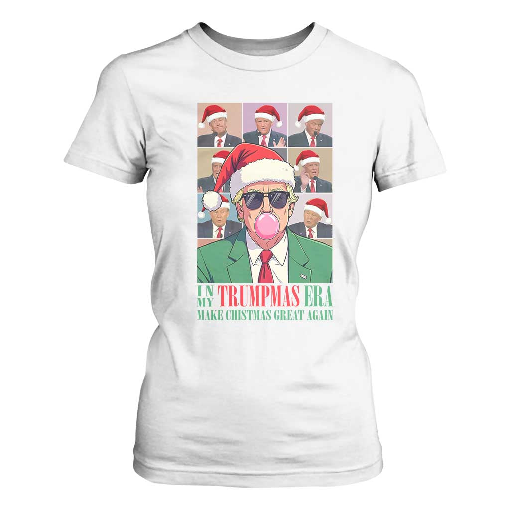 Christmas Trump T Shirt For Women Trump Era Make Christmas Great Again TS09 White Print Your Wear