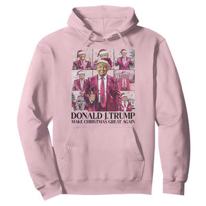 Christmas Trump Hoodie Pink Trump Era Make Christmas Great Again TS09 Light Pink Print Your Wear