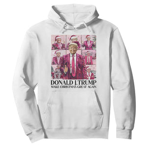 Christmas Trump Hoodie Pink Trump Era Make Christmas Great Again TS09 White Print Your Wear