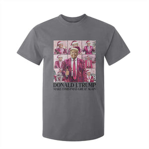 Christmas Trump T Shirt For Kid Pink Trump Era Make Christmas Great Again TS09 Charcoal Print Your Wear