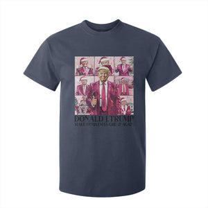 Christmas Trump T Shirt For Kid Pink Trump Era Make Christmas Great Again TS09 Navy Print Your Wear