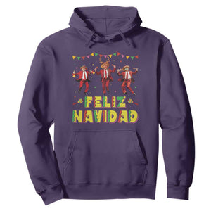 Funny Mexico Xmas Trump Hoodie Feliz Navidad Trump Dancing TS09 Purple Print Your Wear
