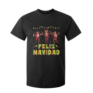 Funny Mexico Xmas Trump T Shirt For Kid Feliz Navidad Trump Dancing TS09 Black Print Your Wear