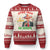 Funny Mexico Xmas Trump Ugly Christmas Sweater Arriba Abajo Al Centro Pa Dentro Trump Drinking Tequila TS09 Red Print Your Wear