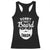 Valentine's Day Racerback Tank Top Sorry This Beard is Taken Funny Gift For Boyfriend Husband TS09 Black Print Your Wear