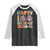 Happy 100 Days Of School Cute Moo Deng Raglan Shirt TS09 Black White Print Your Wear