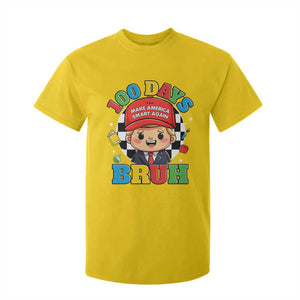 Funny 100 Days Of School Trump T Shirt For Kid Make America Smart Again TS09 Daisy Print Your Wear
