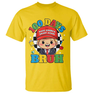 Funny 100 Days Of School Trump T Shirt Make America Smart Again TS09 Daisy Print Your Wear
