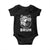 100th Day Of School Capybara Baby Onesie 100 Days Bruh Cool Capy Bara TS09 Black Print Your Wear