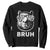 100th Day Of School Capybara Sweatshirt 100 Days Bruh Cool Capy Bara TS09 Black Print Your Wear