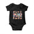 100th Day Of School Cute Capybara Baby Onesie Motor Skills Creativity Problem Solving Communication TS09 Black Print Your Wear