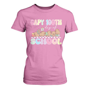 Capy 100 Days Of School Cute Capybara T Shirt For Women TS09 Azalea Print Your Wear