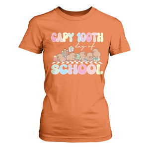 Capy 100 Days Of School Cute Capybara T Shirt For Women TS09 Orange Print Your Wear