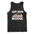 Capy 100 Days Of School Cute Capybara Tank Top TS09 Black Print Your Wear