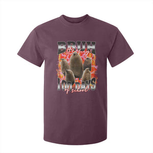 Funny Pesto Bruh It's My 100 Days Of School T Shirt For Kid TS09 Maroon Print Your Wear