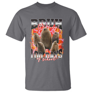 Funny Pesto Bruh It's My 100 Days Of School T Shirt TS09 Charcoal Print Your Wear