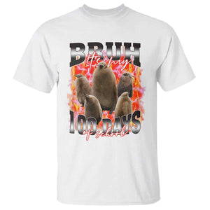 Funny Pesto Bruh It's My 100 Days Of School T Shirt TS09 White Print Your Wear