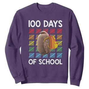 Funny Pesto 100 Days Of School Sweatshirt TS09 Purple Print Your Wear