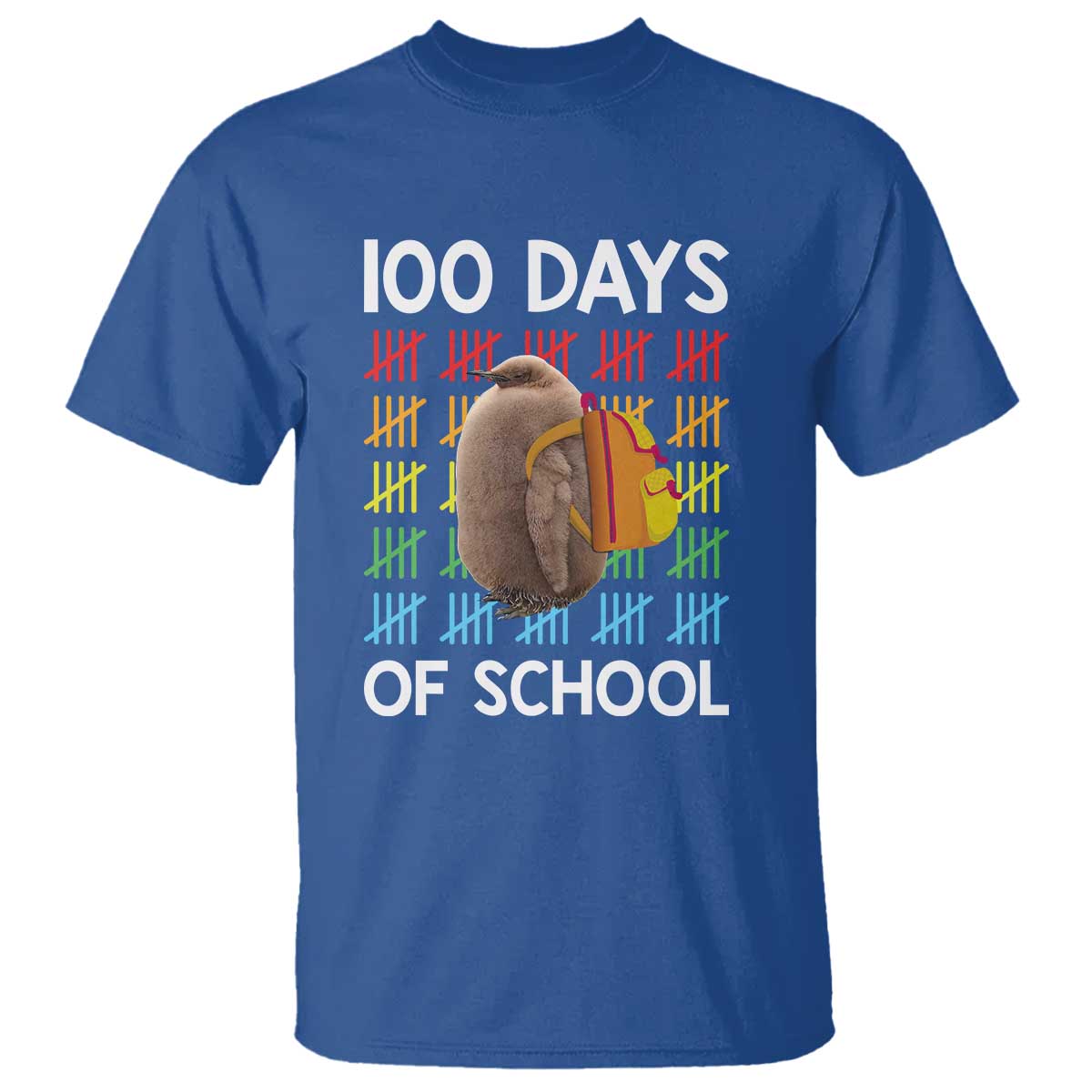 Funny Pesto 100 Days Of School T Shirt TS09 Royal Blue Print Your Wear