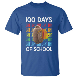 Funny Pesto 100 Days Of School T Shirt TS09 Royal Blue Print Your Wear