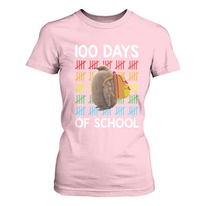 Funny Pesto 100 Days Of School T Shirt For Women TS09 Light Pink Print Your Wear