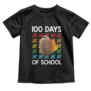 Funny Pesto 100 Days Of School Toddler T Shirt TS09 Black Print Your Wear