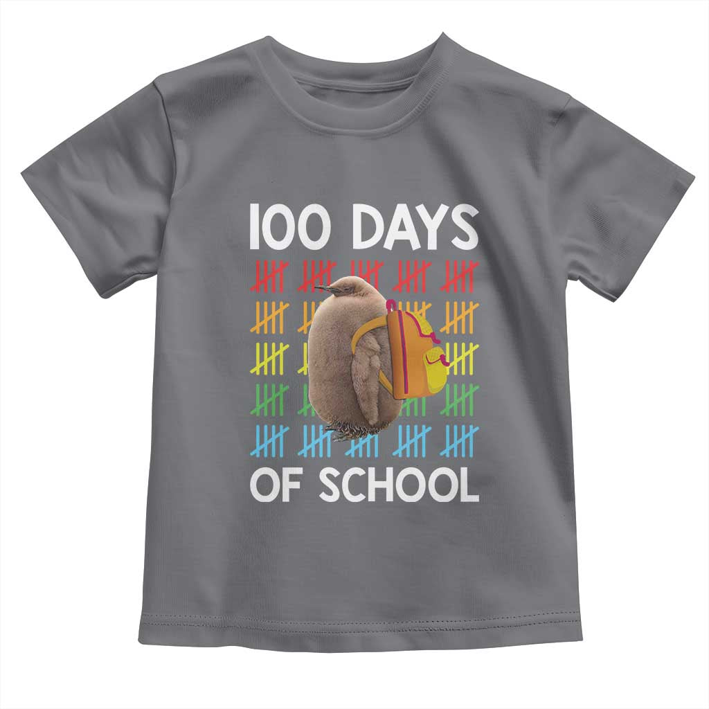Funny Pesto 100 Days Of School Toddler T Shirt TS09 Charcoal Print Your Wear