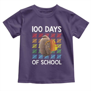 Funny Pesto 100 Days Of School Toddler T Shirt TS09 Purple Print Your Wear