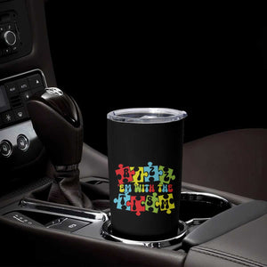 Autism Awareness Tumbler Cup Rizz'em With The Tism Autistic TS09 Print Your Wear
