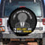 Autism Awareness Spare Tire Cover I Don't Speak Much Because I'm Brilliant And I'm Busy Thinking Autistic Aesthetic Maze Man TS09 No hole Black Print Your Wear