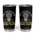 Autism Awareness Tumbler Cup I Don't Speak Much Because I'm Brilliant And I'm Busy Thinking Autistic Aesthetic Maze Man TS09 Black Print Your Wear