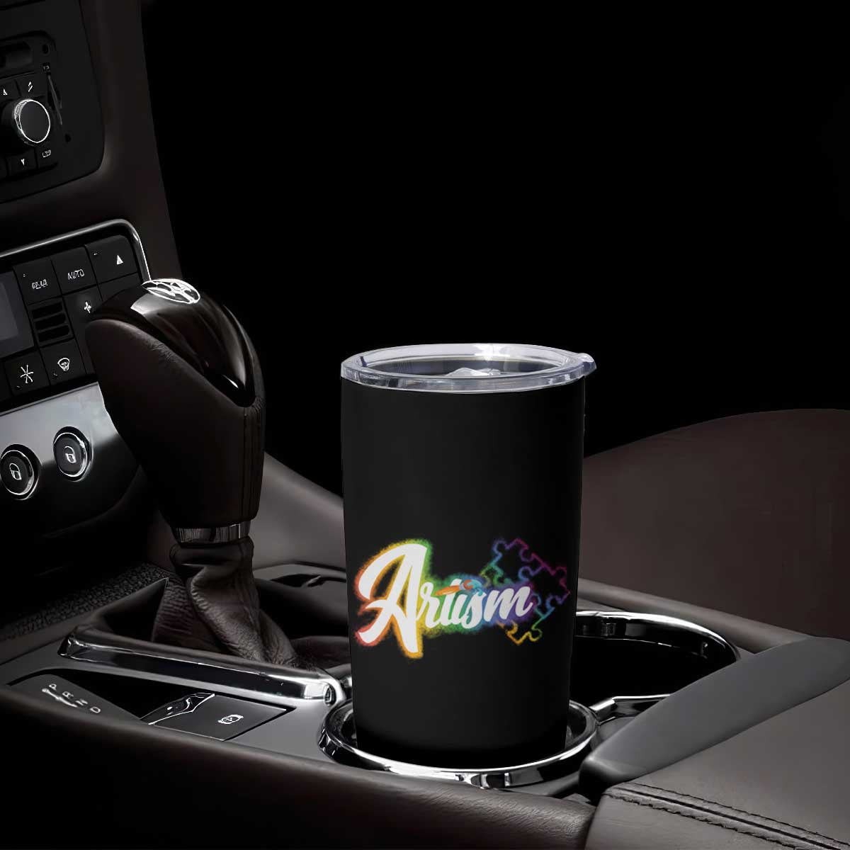 Autism Awareness Tumbler Cup Artism Artist Autistic Rainbow Puzzle Aesthetic TS09 Print Your Wear