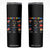 Autism Awareness Skinny Tumbler Autistic Style Routines Song On Repeat Stim Toys Sensory Differences TS09 Black Print Your Wear