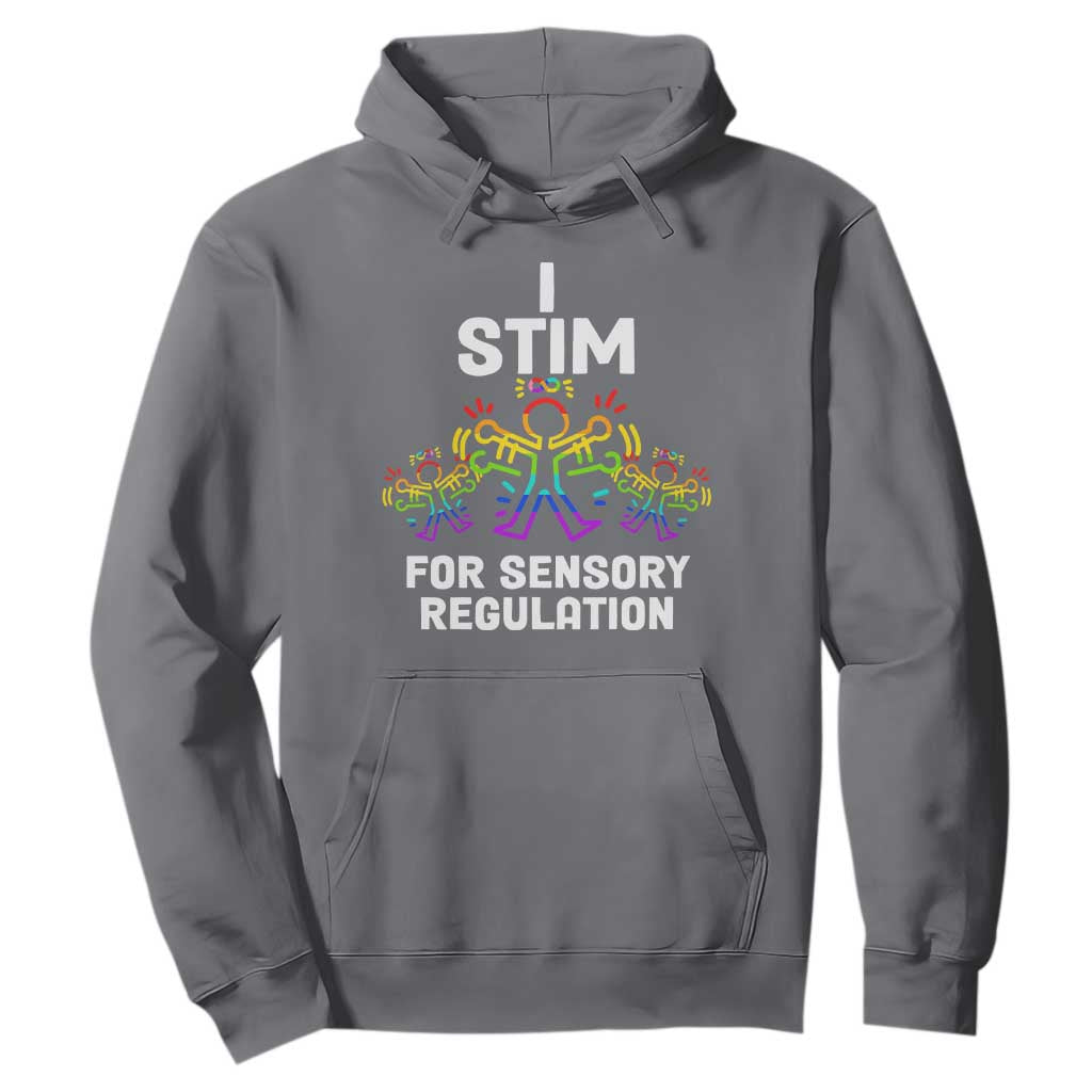 Autism Awareness Hoodie I Stim For Sensory Regulation TS09 Charcoal Printyourwear
